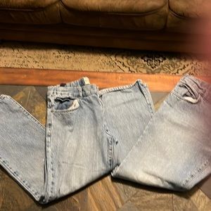 Lot of 2 pair of TCP boys size 14 husky boot cut jeans